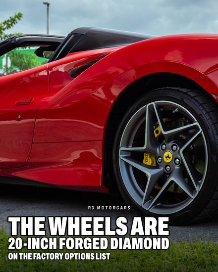 F8 Spider carousel, wheel detail